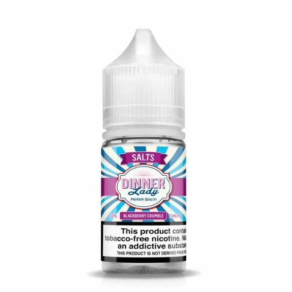 Blackberry crumble tfn salt nic e - juice av middag lady 30ml