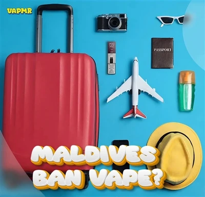 Fra 15. november blir Vape forbudt å ta til Maldivene.