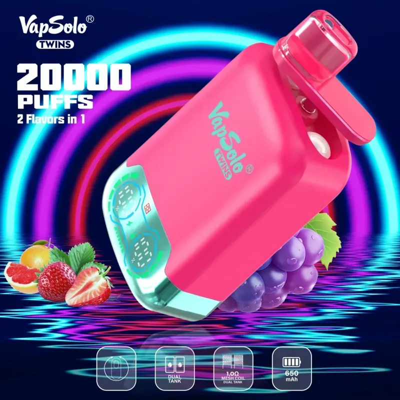 Slik bruker du VapSolo Twins 20000: En nybegynnerveiledning til Dual Flavor V...