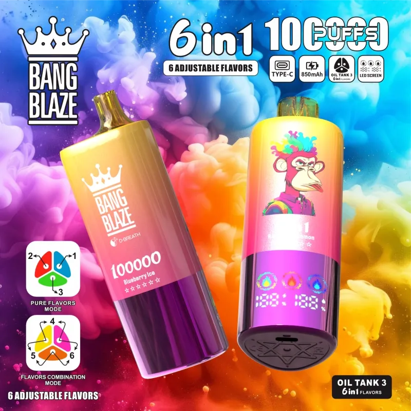 Bang Leader 110K puffs 110000 6 i 1 engros engangsvape: Komplett 2024-veiledning