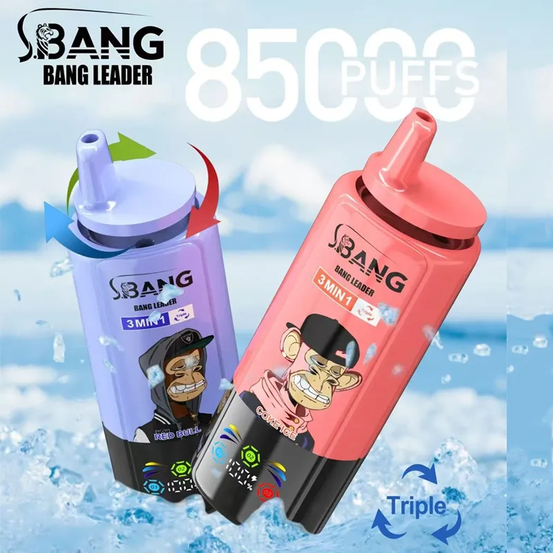 Bang Leader 85000 Puffs 85K Triple Flavours 3 in 1 Wholesale Vape