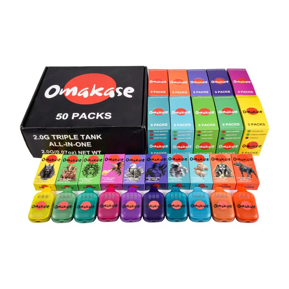 Tom Omakase 2g Med Skjerm Disponibel Vape Pen