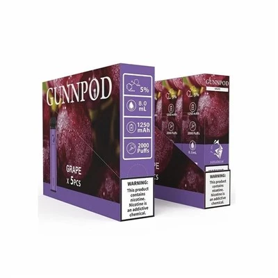 Gunnpod 2000 puffs engangsvape